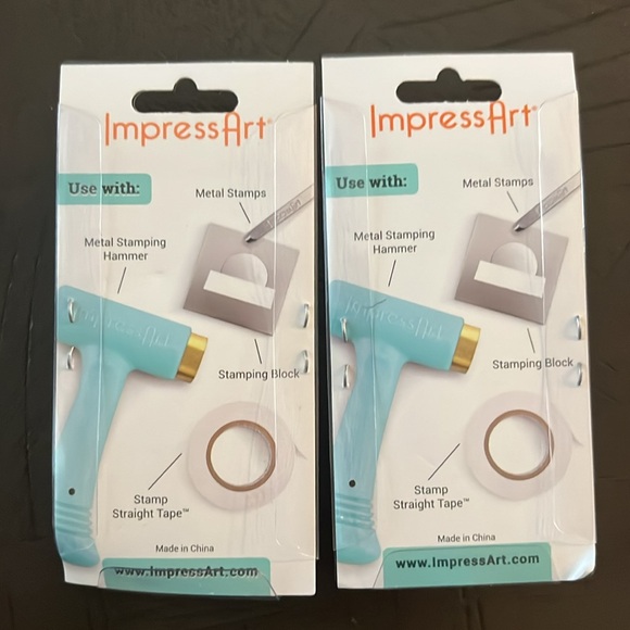 TWO ImpressArt, Whimsy Flower (small) stamps, 3mm - Picture 2 of 3